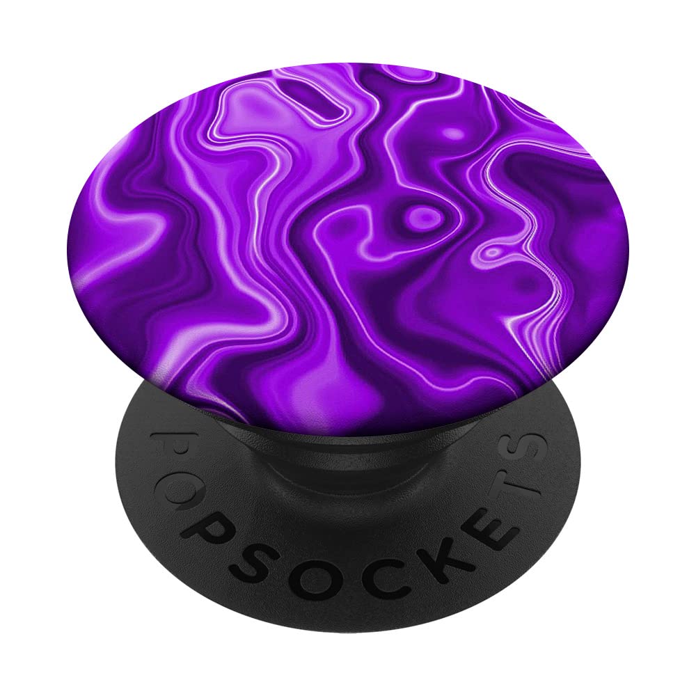 Fire Fit Designs Purple Abstract PopSocket Pop Grip for Phone & Tablet, Compatible with iPhone, iPhone 11, Phone, Tablet