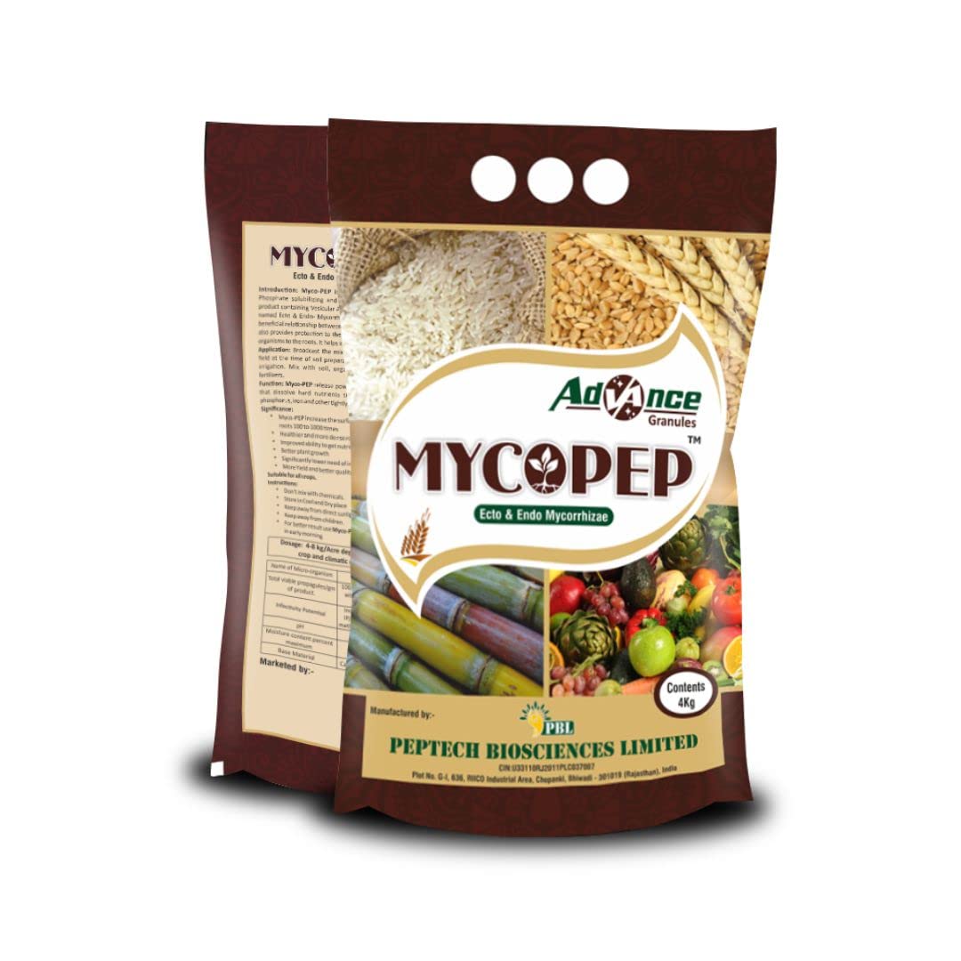 Peptech Biosciences Mycorrhiza Mycopep Granules 4kG | Bio fertilizer for plant | organic manure for plants | mycorrhizal biofertilizer | Mycorrhiza Granules | Mycorrhiza vam (B09Q3GMW8N) Amazon Price History, Amazon Price Tracker