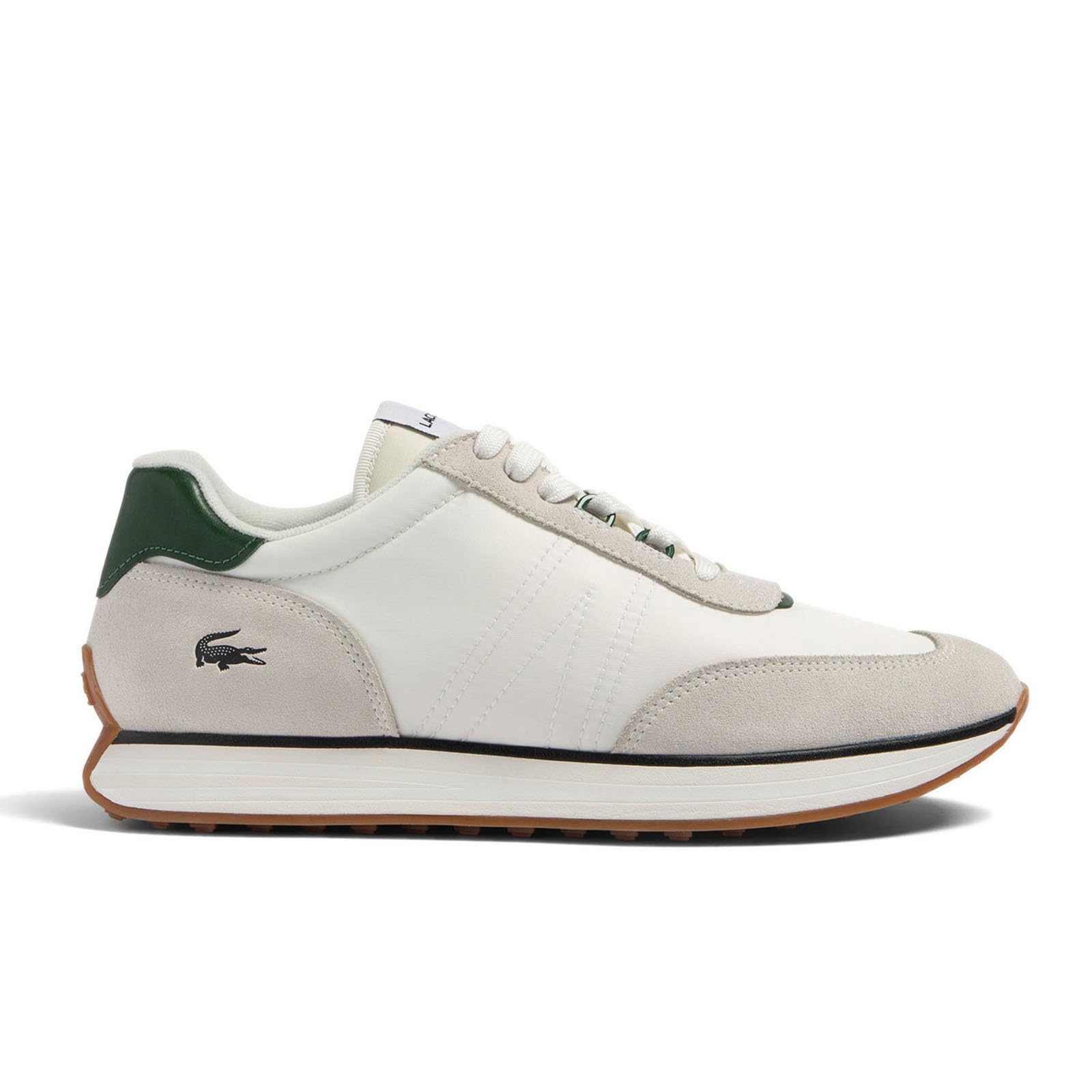 Lacoste Mens L-Spin Textile Trainers White/Dark Green (B0D5YD5PW8) Amazon Price History, Amazon Price Tracker