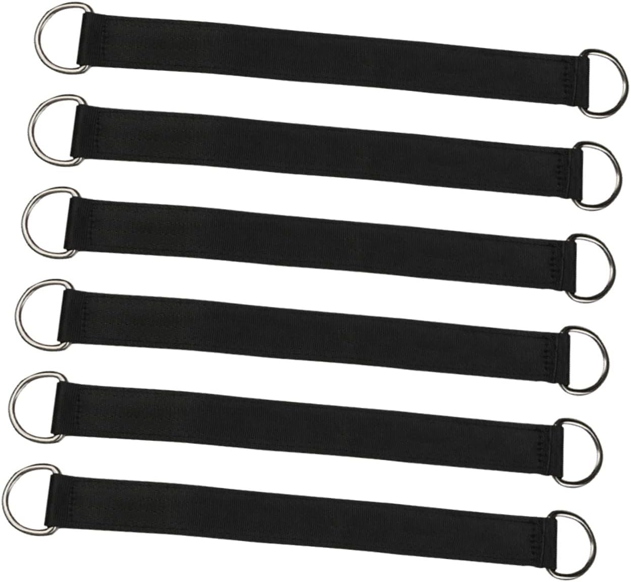 6pcs Tree Swing Hanging Buckle Straps Hammock Straps for Tree Spring Heavy Duty