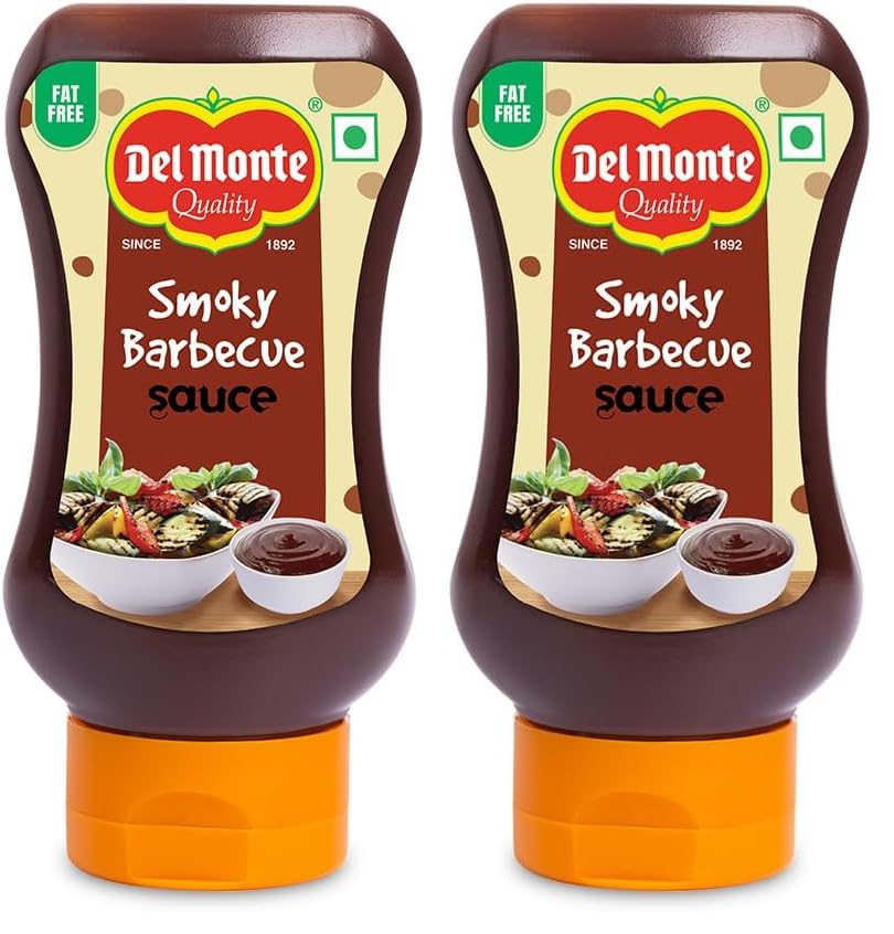 Image of Del Monte Smoky barbecue sauce 325 grams (Pack of 2)