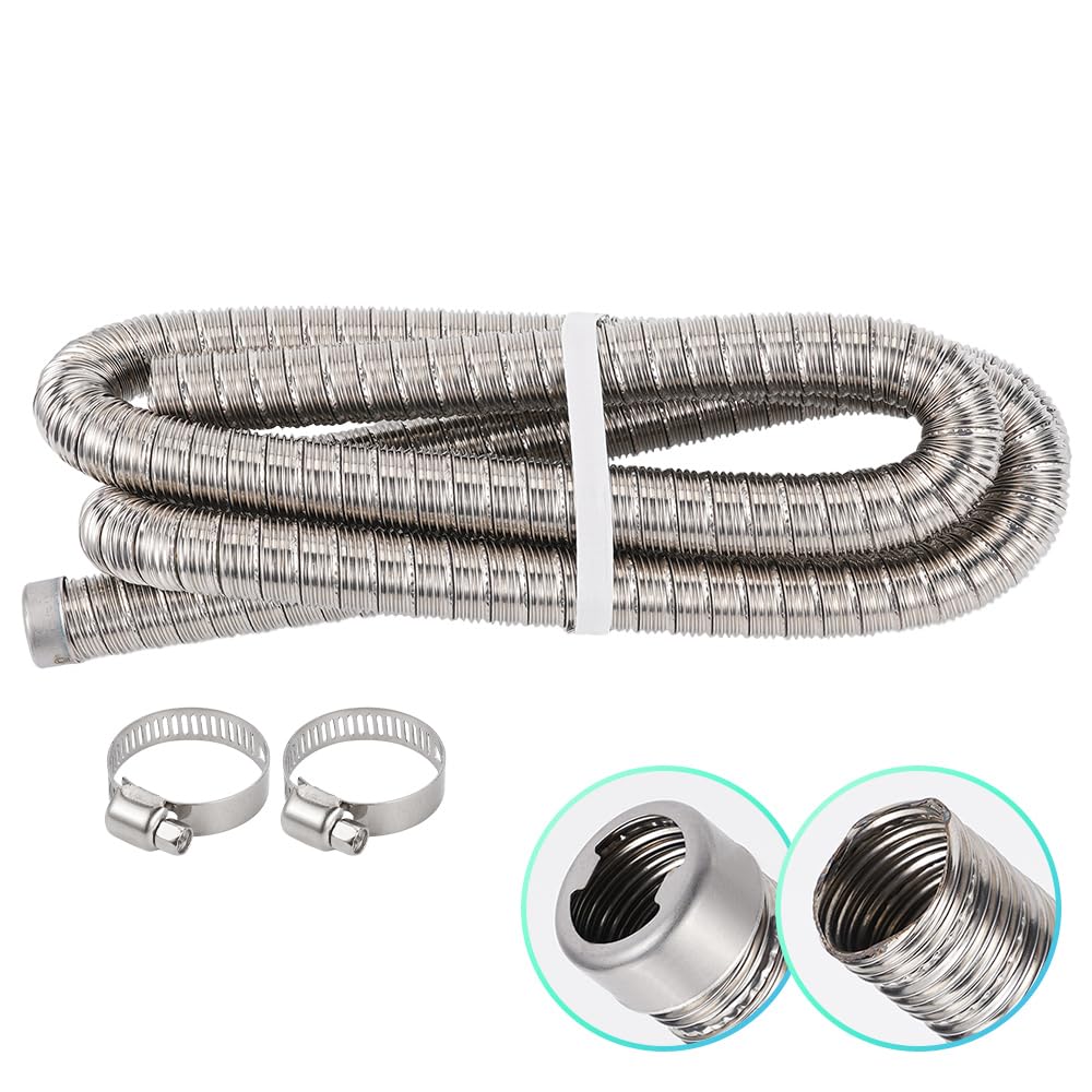rura wydechowa stalowy wąż Do części grzejnika Eberspacher Webasto | Rura wydechowa ze stali nierdzewnej 24 mm nagrzewnicy postojowej 0,6/1/1,2/2 m(200cm)