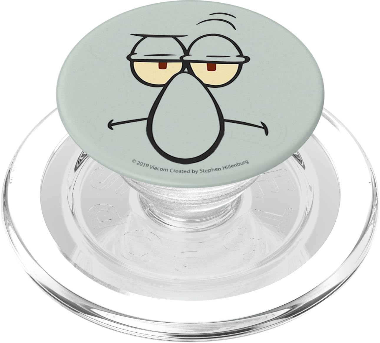 SpongeBob SquarePants Squidward Big Face Portrait PopSockets MagSafe PopGrip for iPhone
