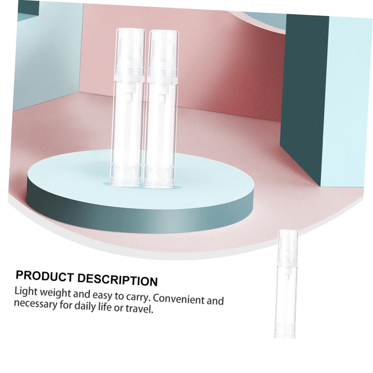 Ipetboom 36pezzi Bottiglie Vuote Press Vacuum Per Viaggi Contenitori Cosmetici Trasparenti Per Della e Prodotti Per Makeup Leggeri e Riutilizzabili Per Home e Travel