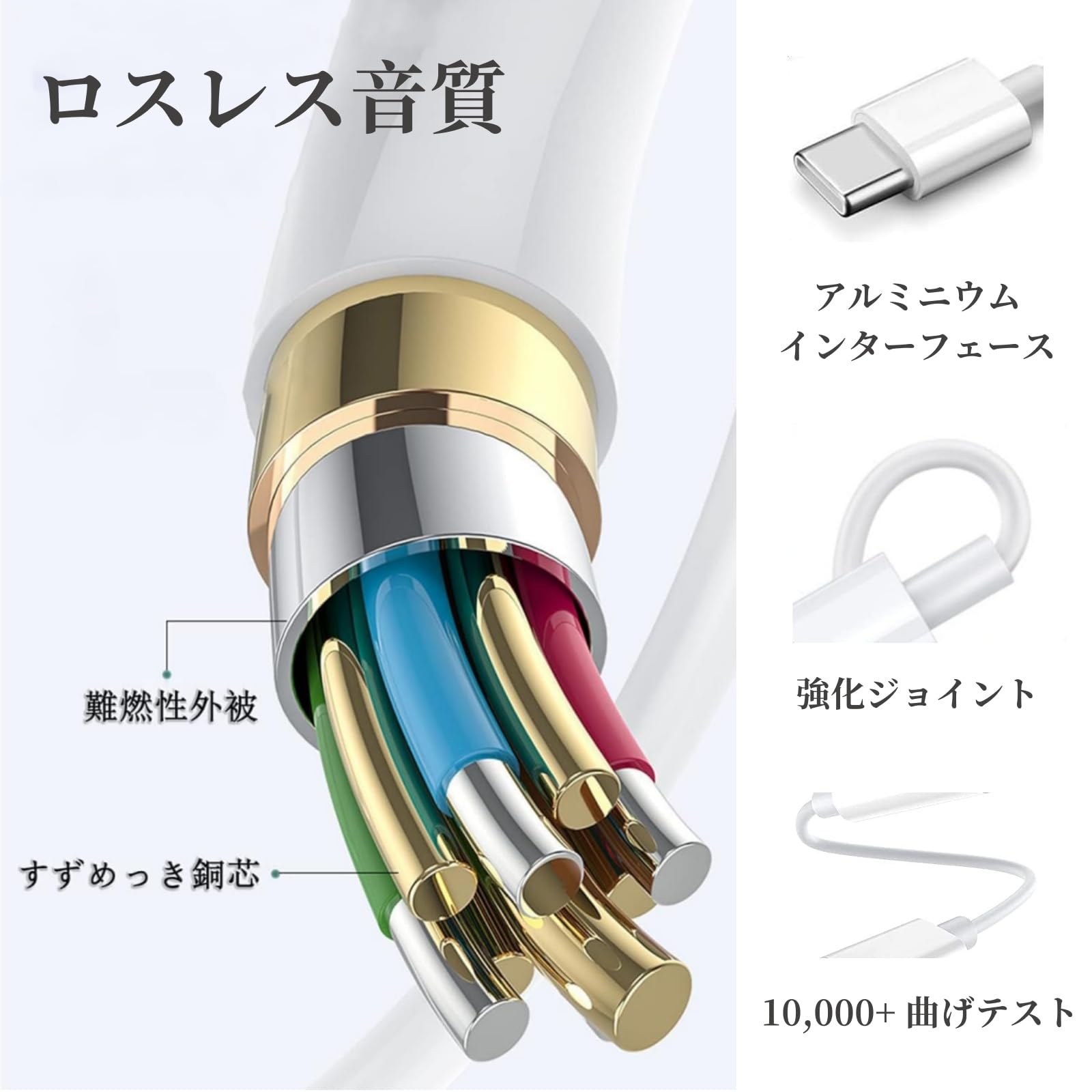 Amazon.co.jp: 【ハイレゾ音質】USB C イヤホンジャック 変換 タイプc