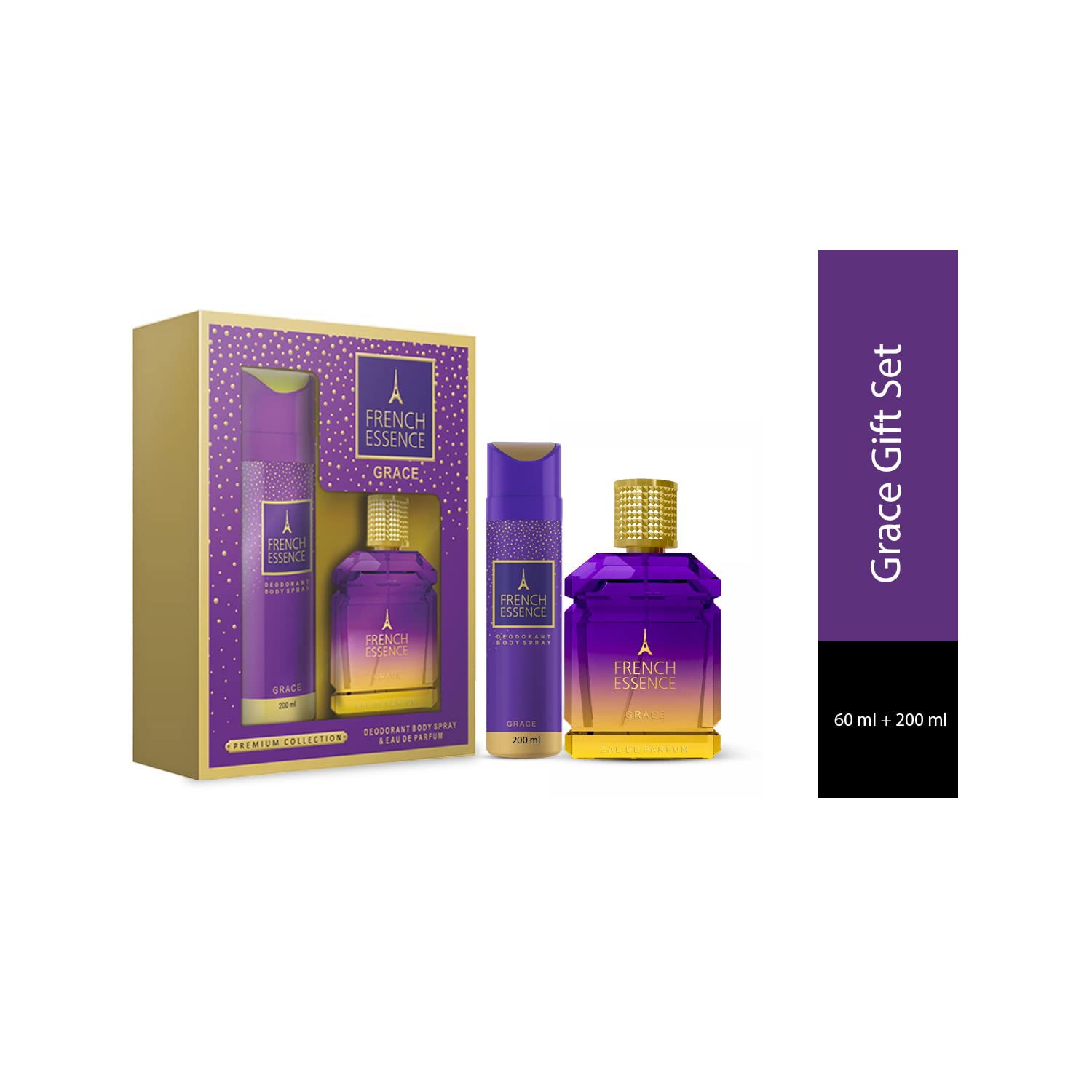French Essence Perfume & Deodorant Gift Set for Women - Grace | Luxury Long  Lasting Fragrance | Premium Body Spray | Gift Kit For Wife, Girlfriend | ...