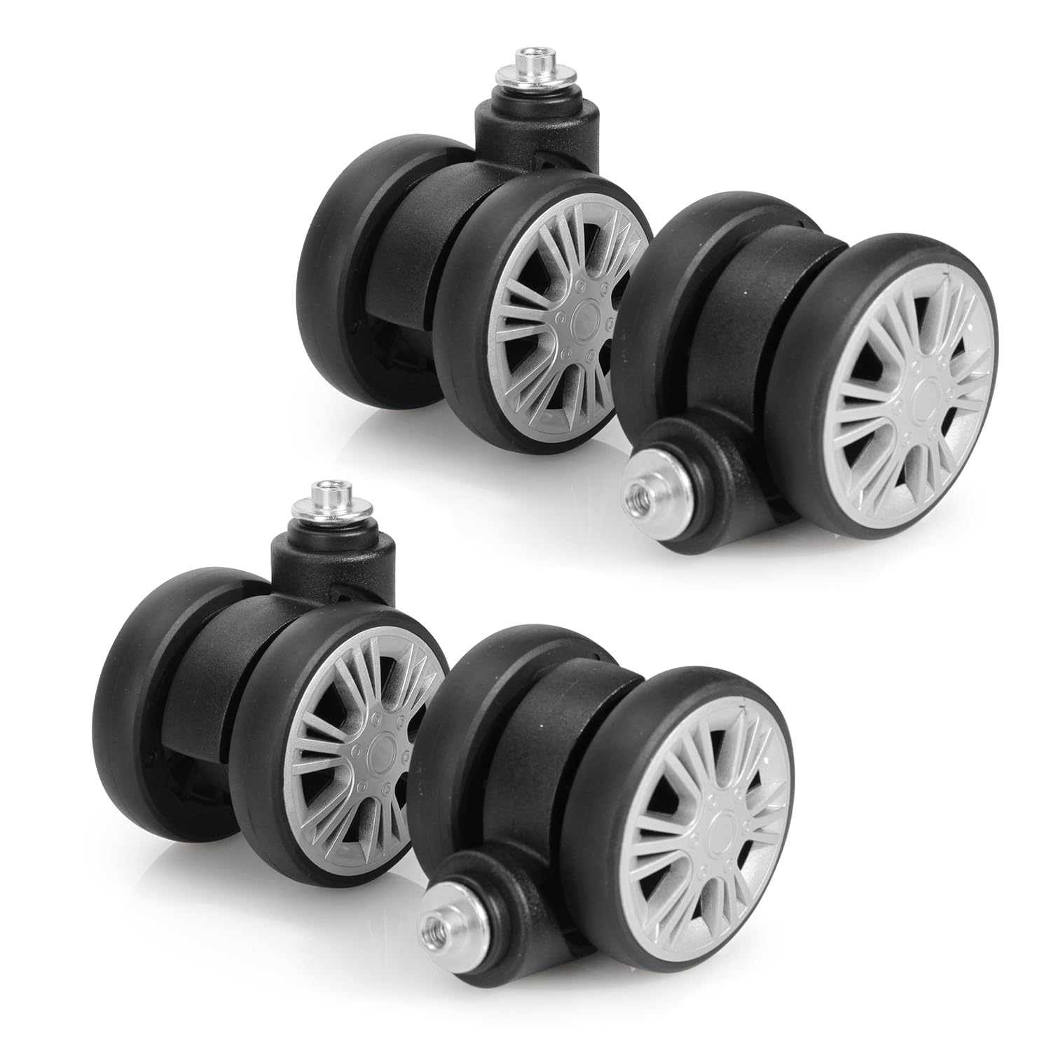 Amazon.co.jp: Ech.Apr スーツケース キャスター 1ペア 交換用 360度