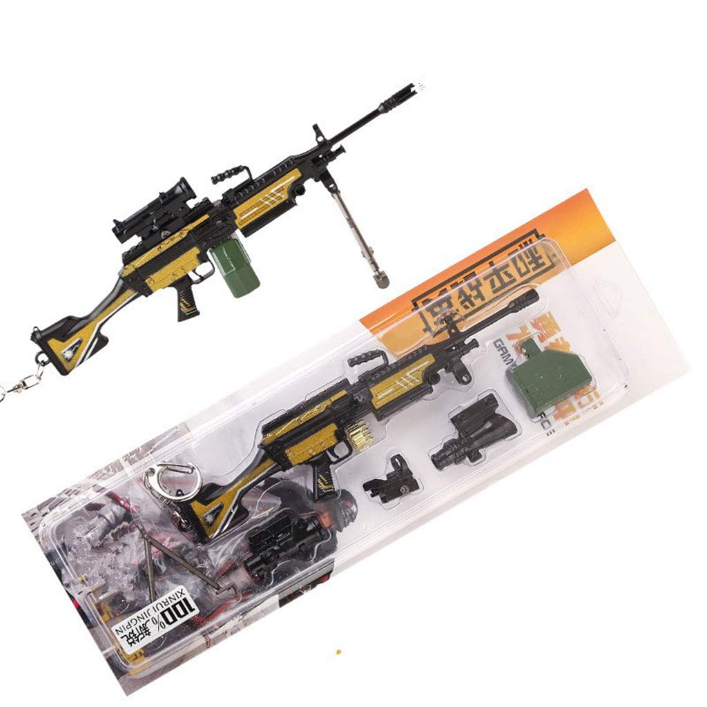 Qisuo M249 Light Machine Gun Key Chain Model Figure Arts