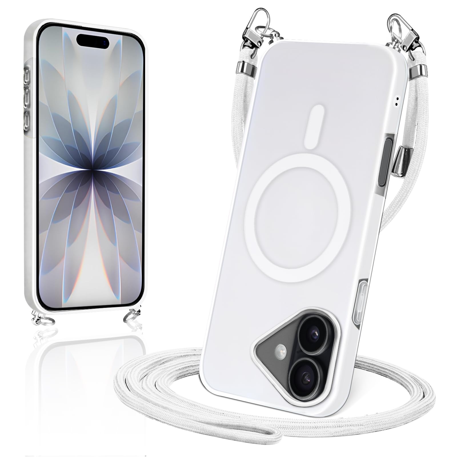 iPhone17   ホワイト　純正ケース付き Amazon.co.jp: iPhone 17 用 ケース ショルダー いphone17