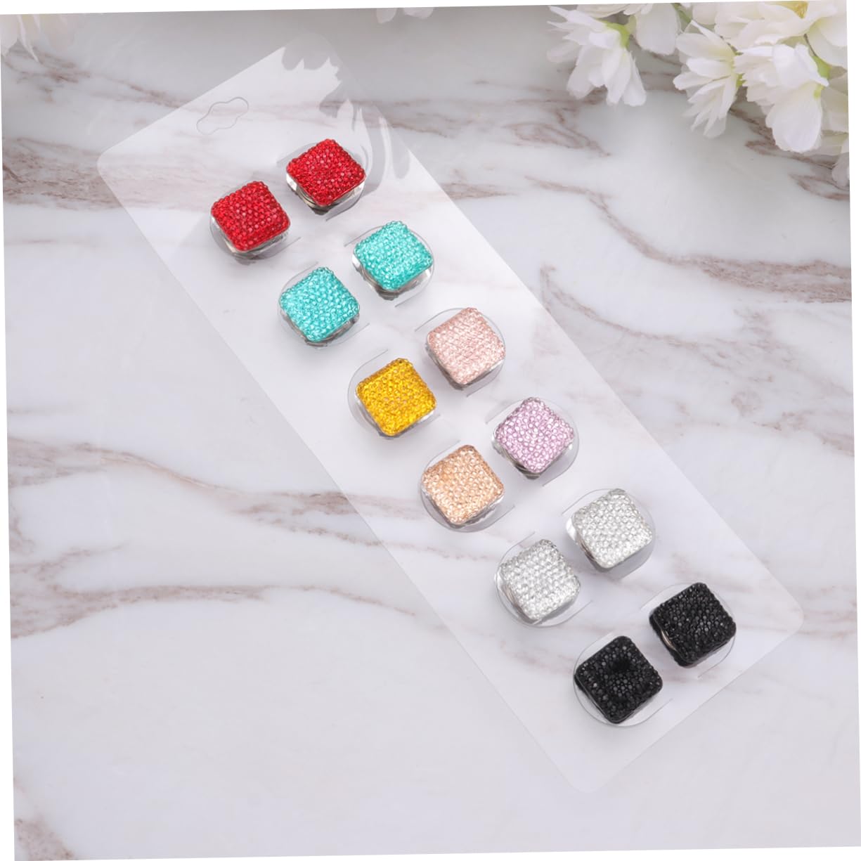 36 Stk Magnetische Brosche Schalverschluss Magnetische Schalschnalle Hijab Magnetisch Bandana Quadratische Magnete Magnet Für Hijab Schalknopf Trendige Accessoires Hijab-magnete