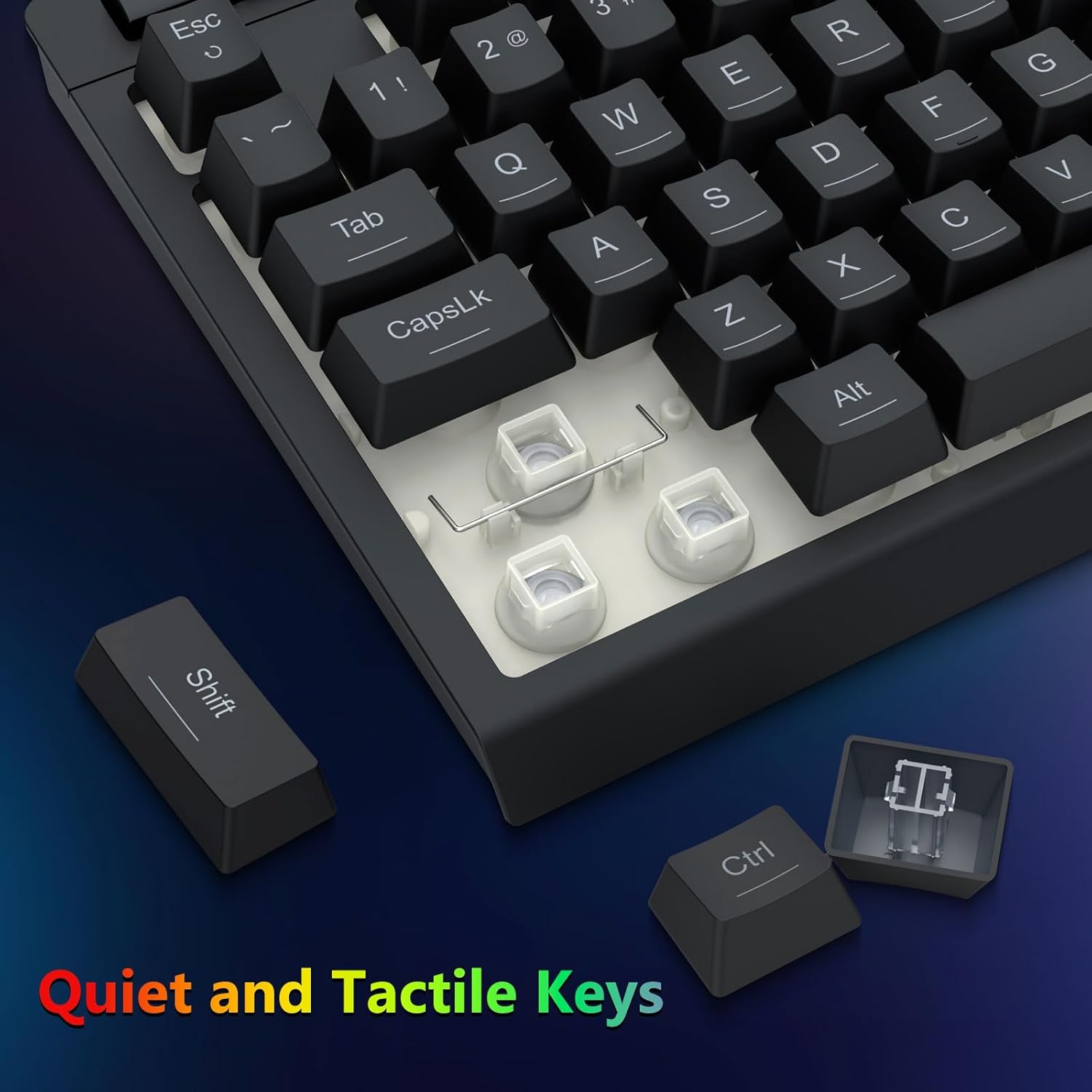 Redragon Wired Gaming Keyboard and Mouse Combo, RGB Backlit, 75% Mini Macro Membrane Keyboard with Anti-Ghosting & Multimedia Keys + 8000 DPI Programmable Optical Mice for PC Laptop
