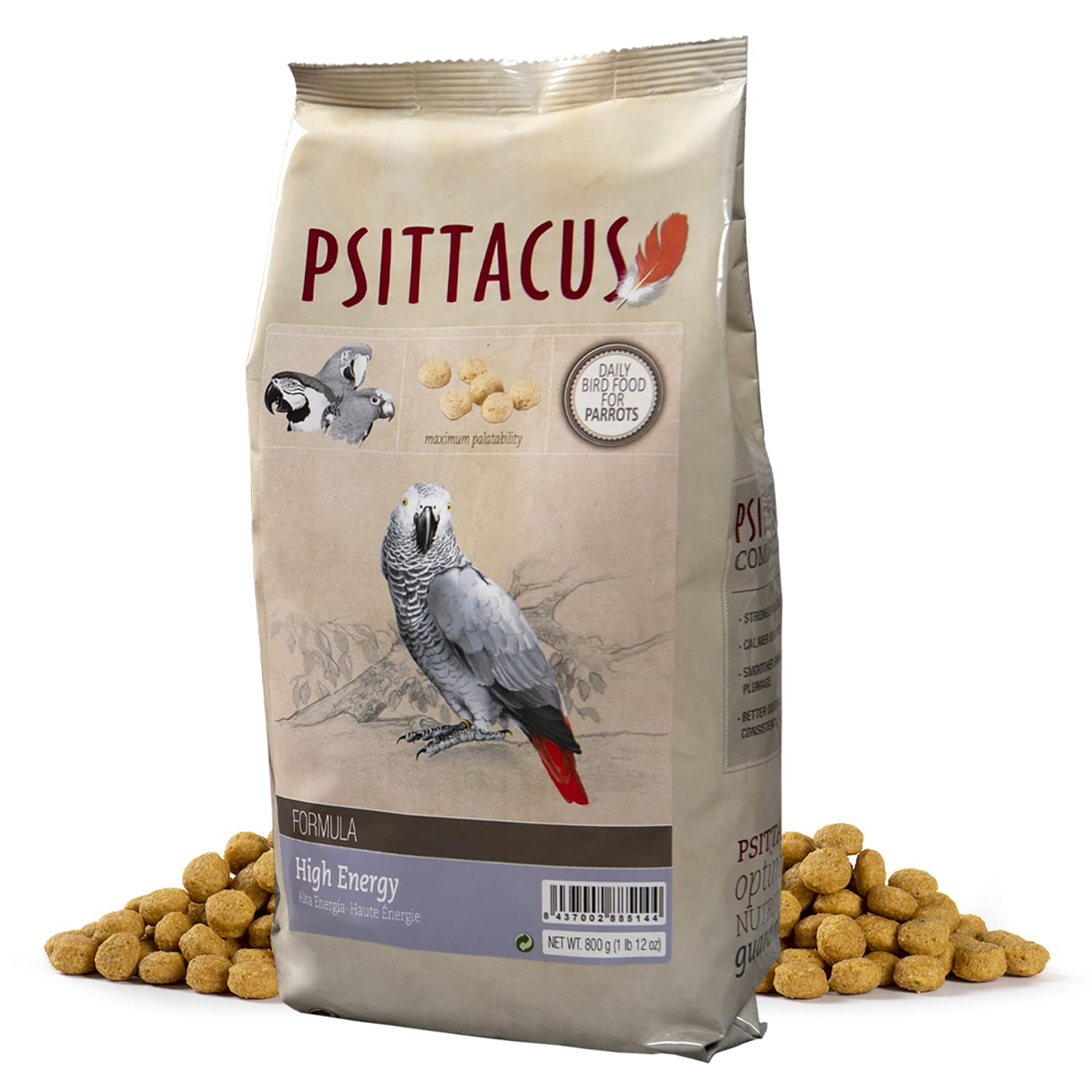 See full amazon price history chart for Psittacus High Energy 1.76 lb | Complete Pellet Diet for African Greys, Macaws and Other African Parrots | Premium Food for Birds, 100% no-GMO Psittacus High Energy 1.76 lb | Complete Pellet Diet for African Greys, Macaws and Other African Parrots | Premium Food for Birds, 100% no-GMO (B0BXTC1ST6) Amazon Price History, Amazon Price Tracker