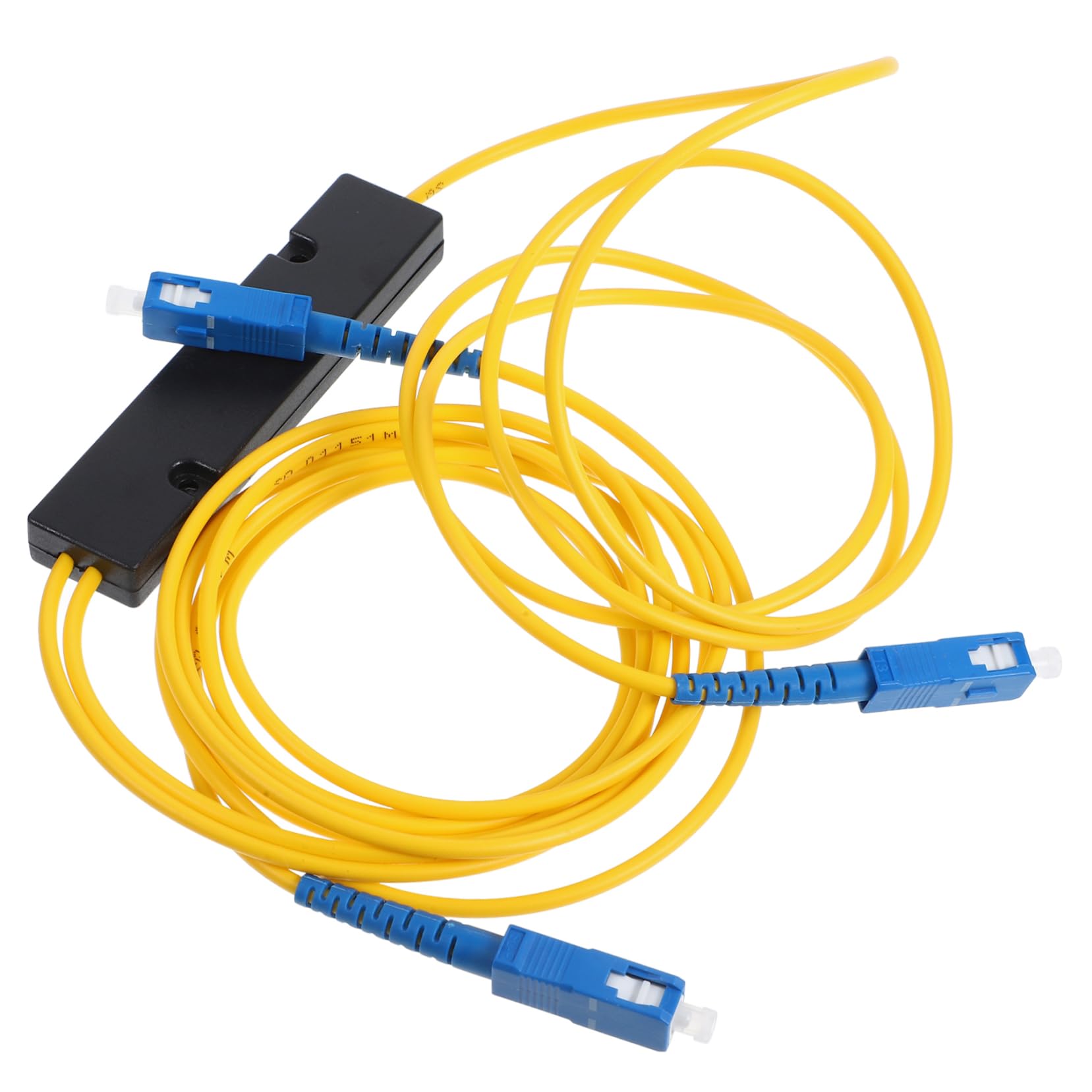 Angoily 5pezzi Splitter Ottico Fuso Professionale Per Cavi Fibra Ottica Compatibile Con Home Theater e Amplificatori Design Flessibile e Duraturo Diverse Lunghezze Per Ogni Necessità