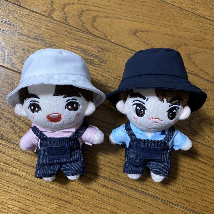 Amazon.co.jp: ぬいぐるみ用帽子バケットハット白2getherMOVIE頭