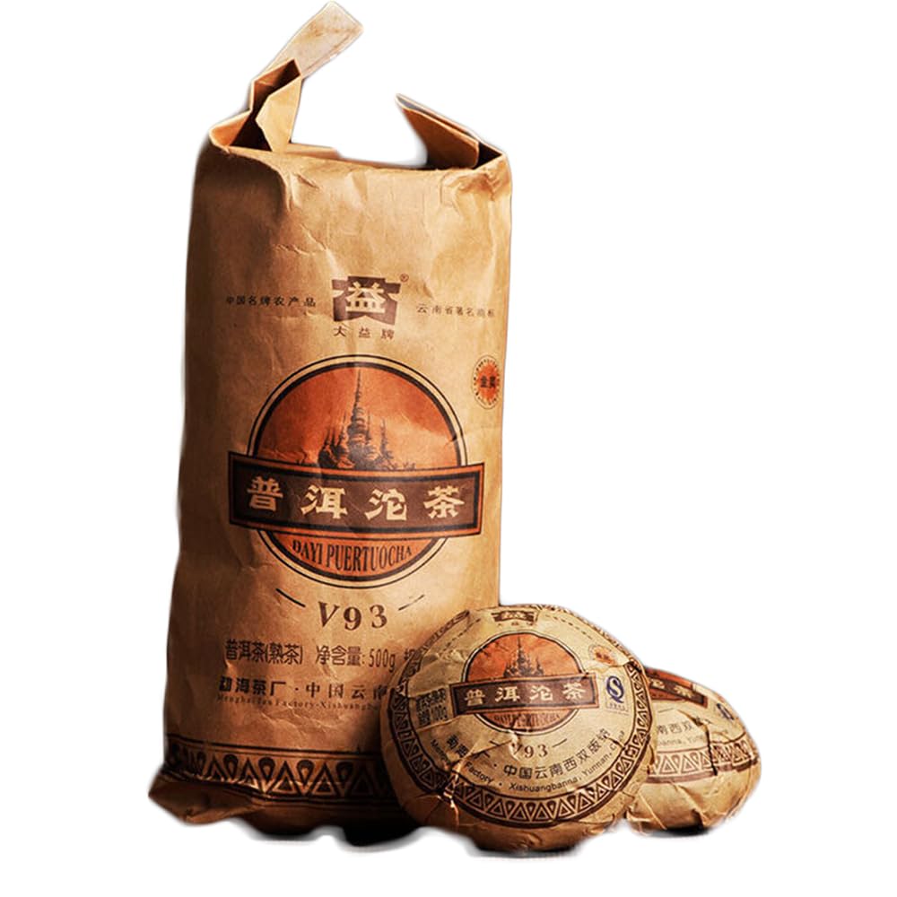 Yunnan Menghai Dayi Té Maduro V93 Tuocha Puer Pu-erh Maduro Tuo Cha V93 (100g*5)