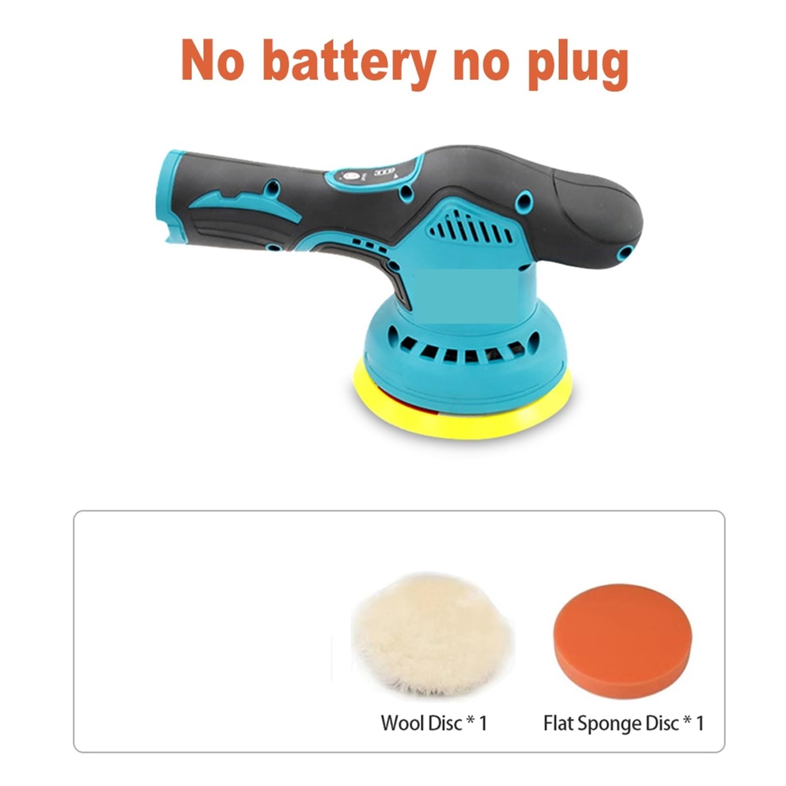 Máquina pulidora, máquina pulidora eléctrica de 8 velocidades for reparar arañazos, lijadora inalámbrica, pulidora de coche inalámbrica de 12V ,Alto Rendimiento De Seguridad(No battery no plug)
