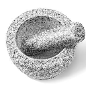 Ptnitwo Granite Mortar & Pestle Set 2-Cup