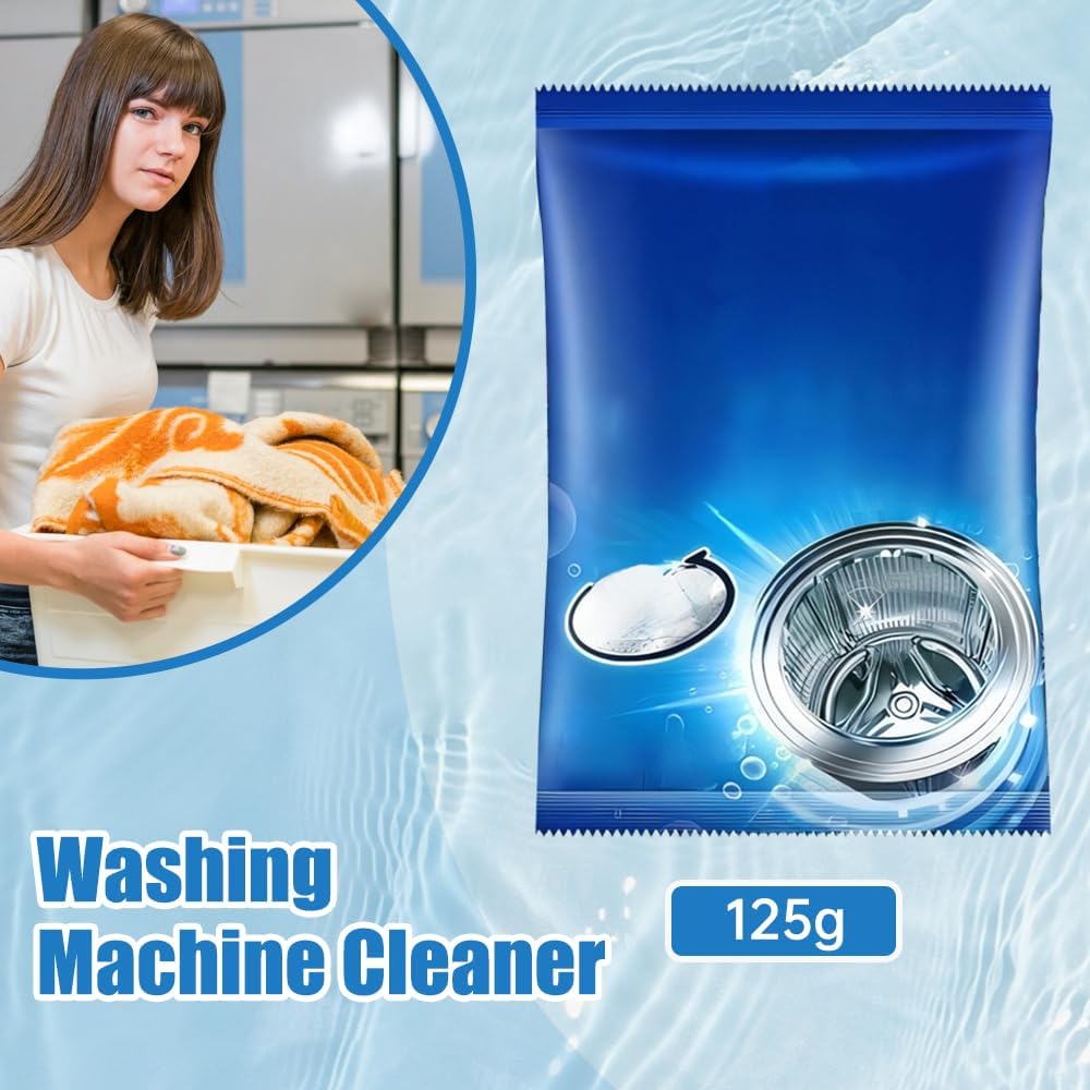 Washing Machine Cleaner, 2026 New Powerful Stain Remover for Washing Machine Tanks - Deep Clean Solution for Top Load and Front Load Washers, Descaler for Drum, Tub & All Internal Parts (3Pack)