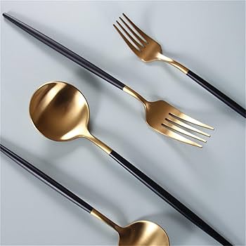 Amazon | andoo カトラリーセット おしゃれ 5本×2セット ナイフ