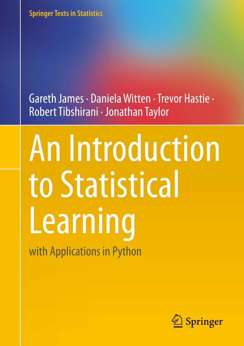 An Introduction to Statistical Learning: with Applications in Python (Springer Texts in Statistics) (English Edition)
