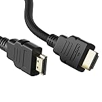 Ambrane 1.5m High Speed HDMI Cable Supports 3D, 4K, ARC & CEC Extension, Gold Plated Connectors, Compatible with HDMI-Enabled TV, Set Top Box, Blu-ray, Gaming Consoles (AHDMS-15 Black)