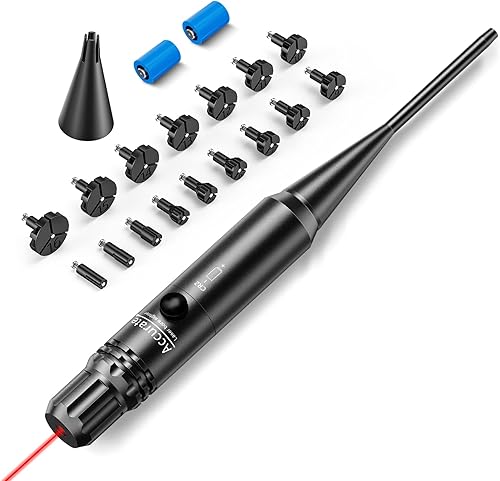 Miniatura 8 de EZshoot Kit de mira de calibre .17 a 12GA, pistolas láser verde o rojo con interruptor de botón grande