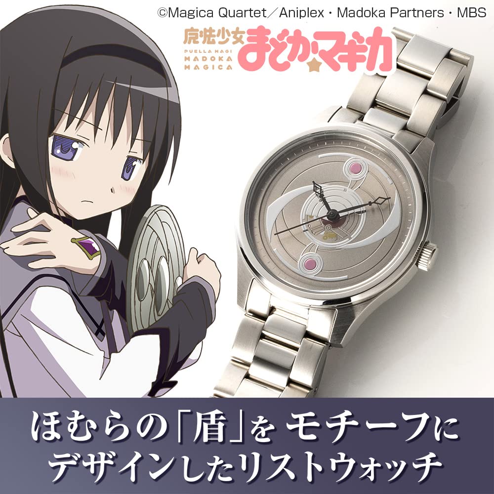 魔法少女まどか☆マギカ　まどマギ　悪魔ほむら　腕時計　ウォッチ　暁美ほむら 劇場版 魔法少女まどか☆マギカ[新編]叛逆の物語」サン＆ムーン