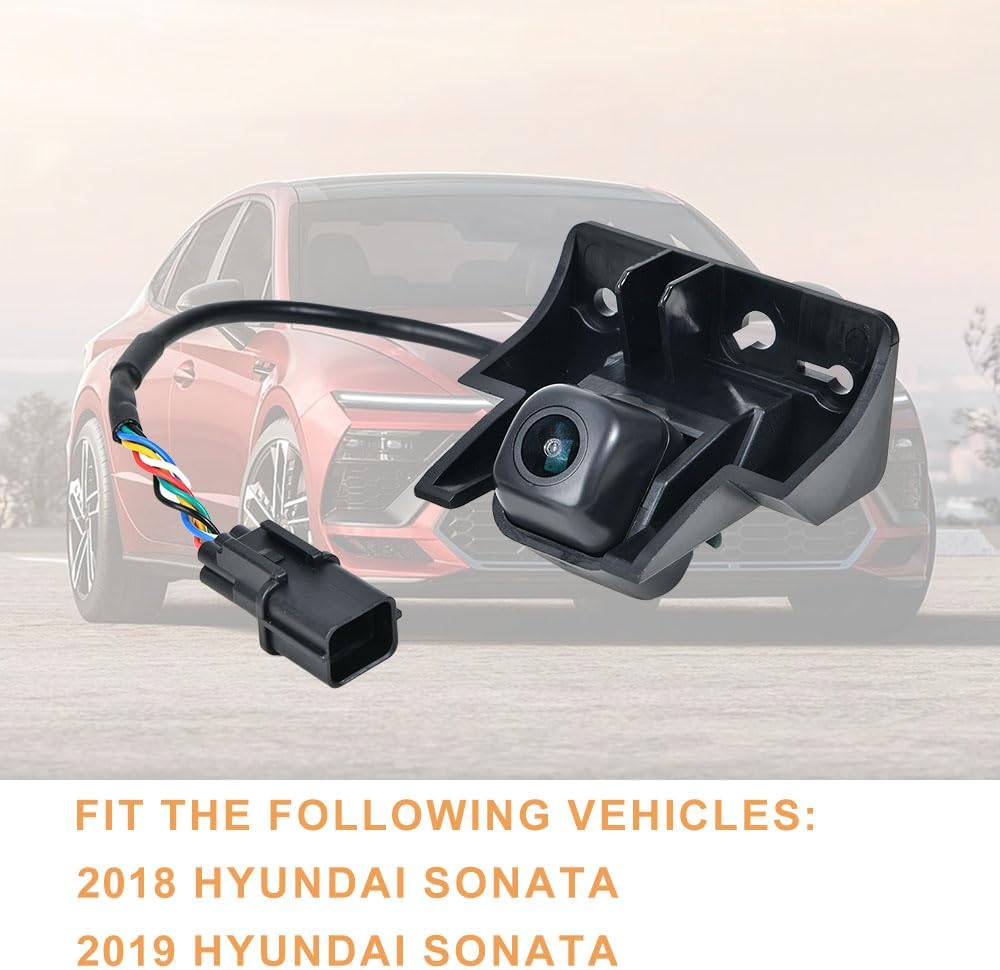 Rear View Backup Camera Fits for Hyundai Sonata 2018-2019 Park Assist Camera Replaces 95760-C1600 95760C1600