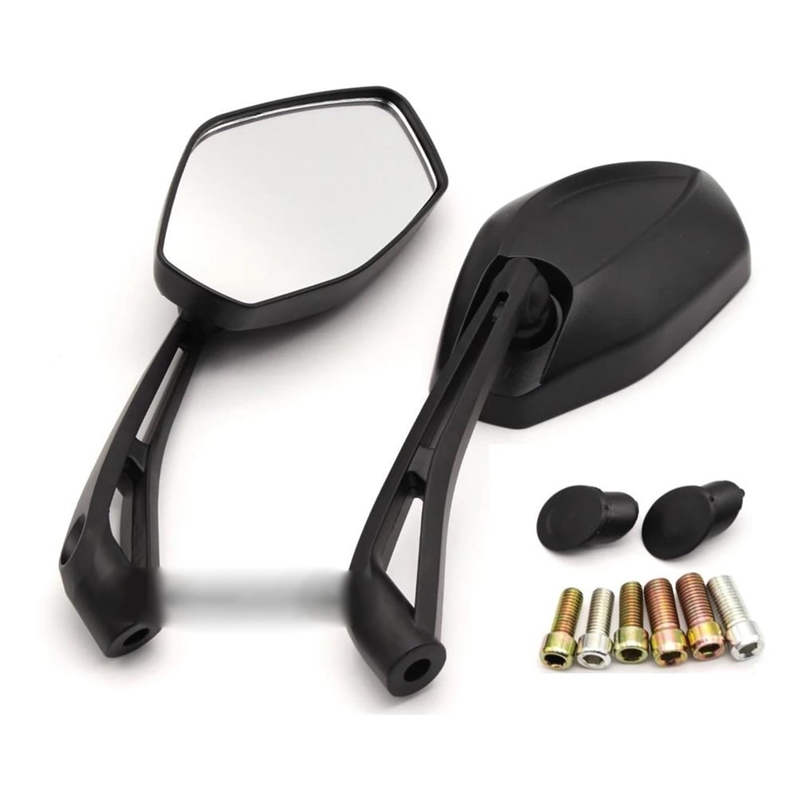 Espejos de manillar con visión amplia antirreflejos para moto Suzuki GSXR 750