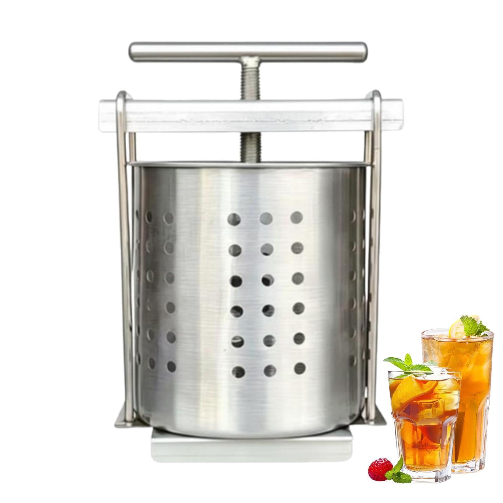 Torchio Per Vino Di Frutta Spremimiele In Acciaio 2,5 L