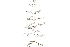 Red Co. Gold Metal 36-inch Christmas Tree
