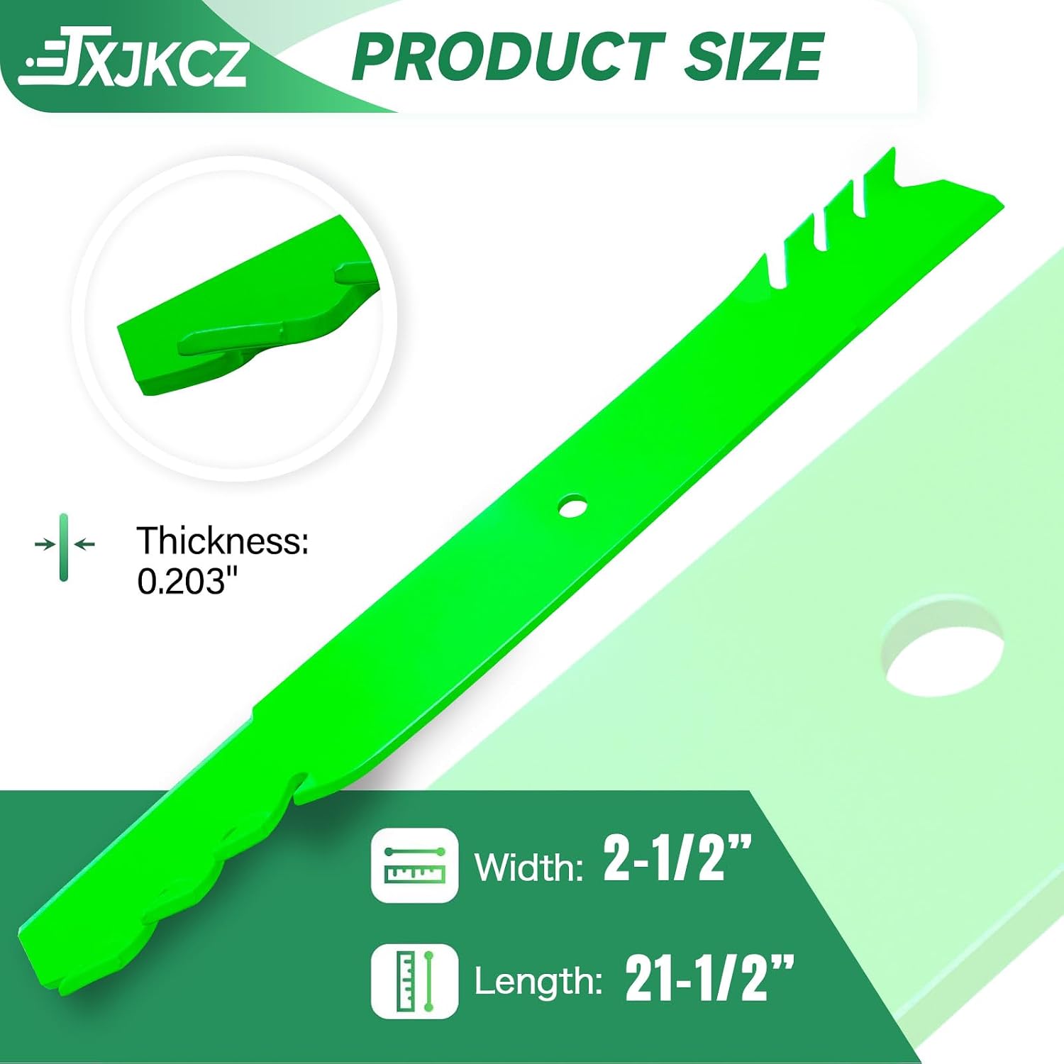 62" Deck Mower Blades Fit for Toro Groundmaster 30555 30562 Z Master Z255 Lawn Mower Replaces OEM 44-6250-03 44-6250 104-1303 106-0629 (Toothed) 3 Pack