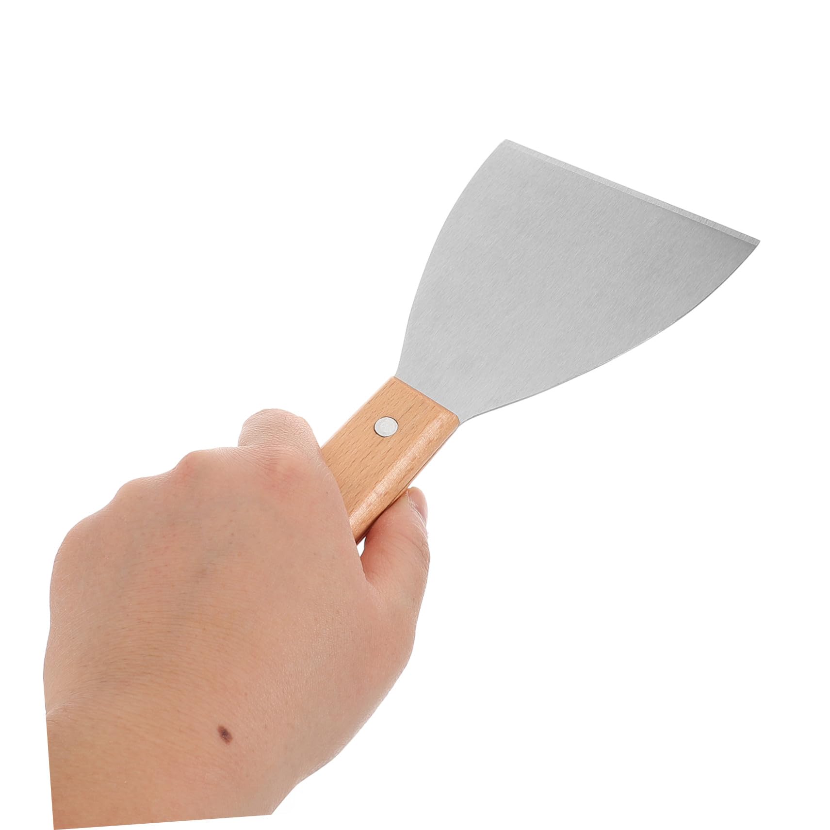 Gatuida 2pezzi Spatola Per Barbecue in Acciaio Inox Da Raschietto Spatola Lunga Girevole Per Grigliate Hamburger Pancake e Uso in Cucina
