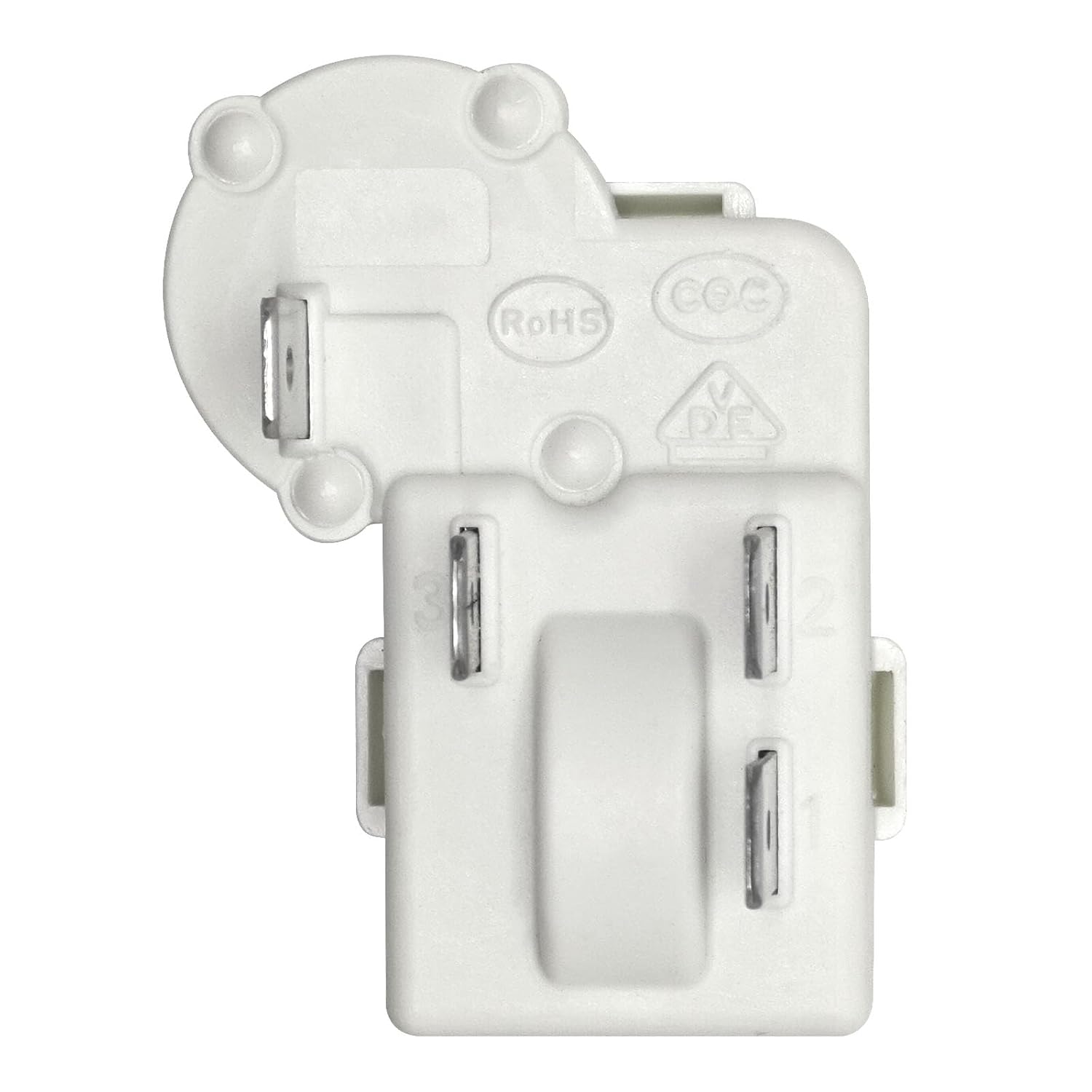 (Pack of 2) 4Pin Refrigerator Overload Protector PTC Starter Relay - Universal Replacement for Haier, Siemens, Hotpoint ZHB28-120P15 ZHB69-135P4.7 ZHB60-120P4.7 ZHB88-125P4.7 ZHB60-120P15