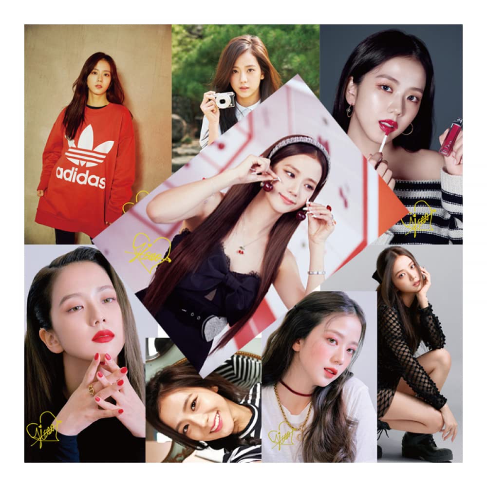 Goodern 8PCS Blackpink Posters Blackpink Album Posters Blackpink Posters Set Blackpink Lisa Jennie Rose Jisoo Posters Blackpink Photo Wall Decor Posters Blackpink Personal Album Posters Wall Posters