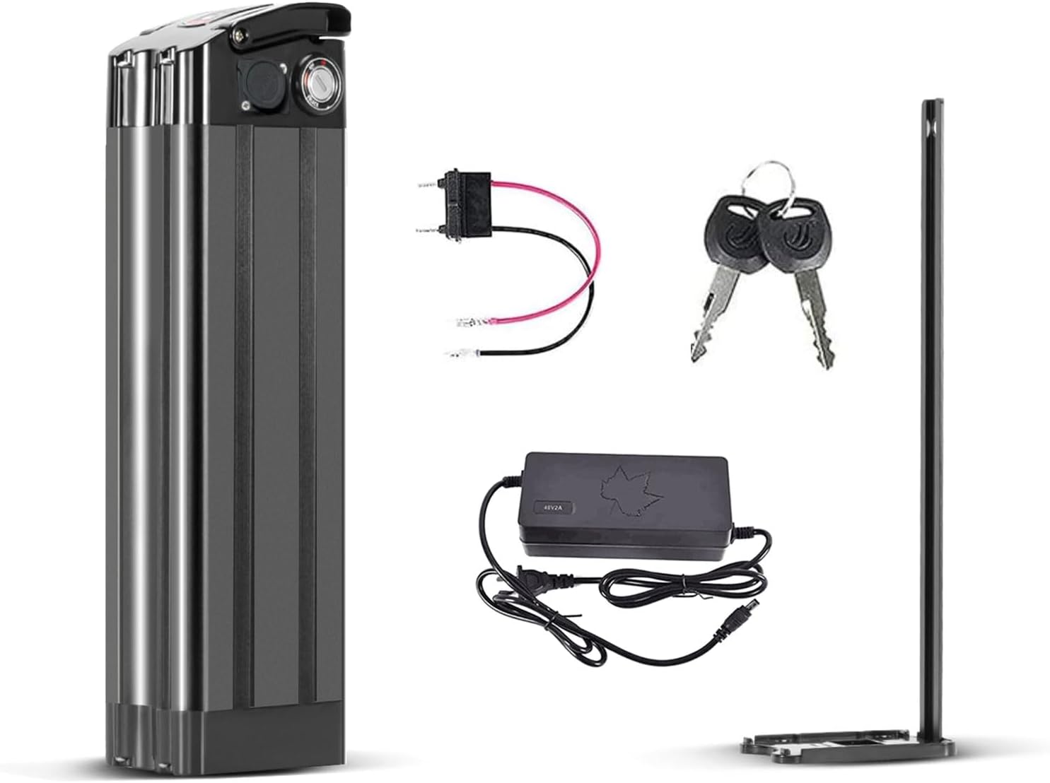 Ebike Battery 36V/48V 15Ah/20Ah, Electric Bike Battery, Electric Bicycle Lithium-Ion Battery, for NARRAK APYEAR EBKAROCY Ebike with Charger, for 250W 350W 500W 750W 1000W Bike Motor