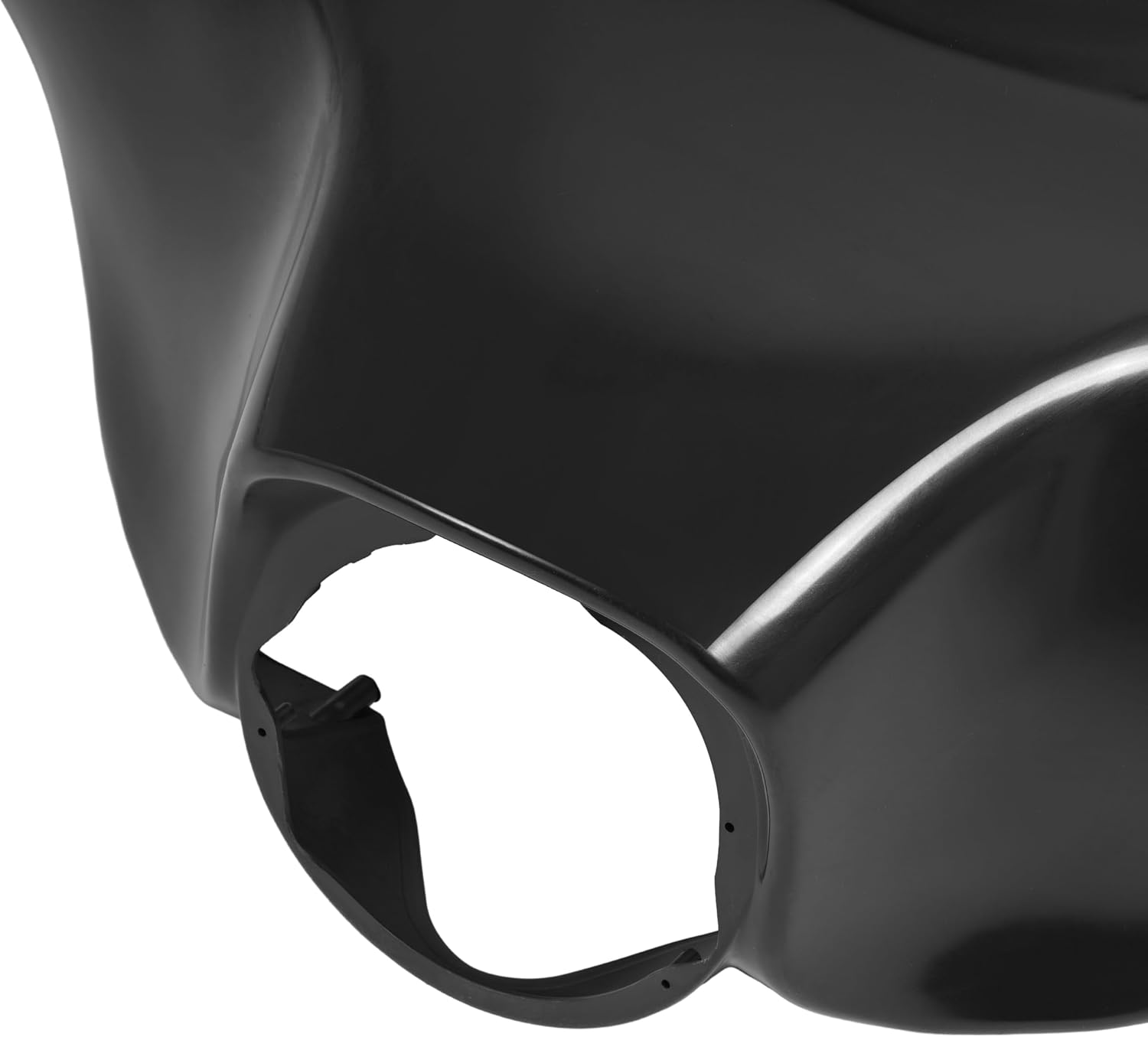 HECASA Batwing Inner Outer Fairing Compatible with 1996-2013 Harley Davidson Touring Electra Glide Street Glide Black ABS Front