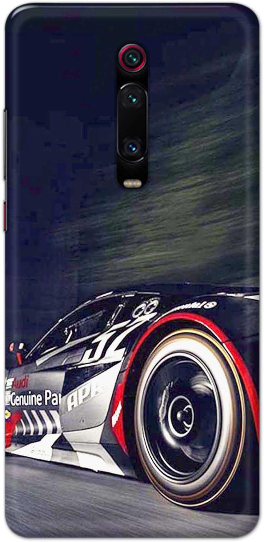 PRINTFIDAA Racing Car On Track from Back View Hard Back Case Cover for Mi 9T / Mi 9T Pro/Redmi K20 / K20 Pro Back Cover -(M8) MSP2027