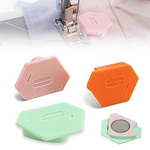 3 Pack Magnetic Seam Guide for Sewing Machine, Upgraded Multifunctional