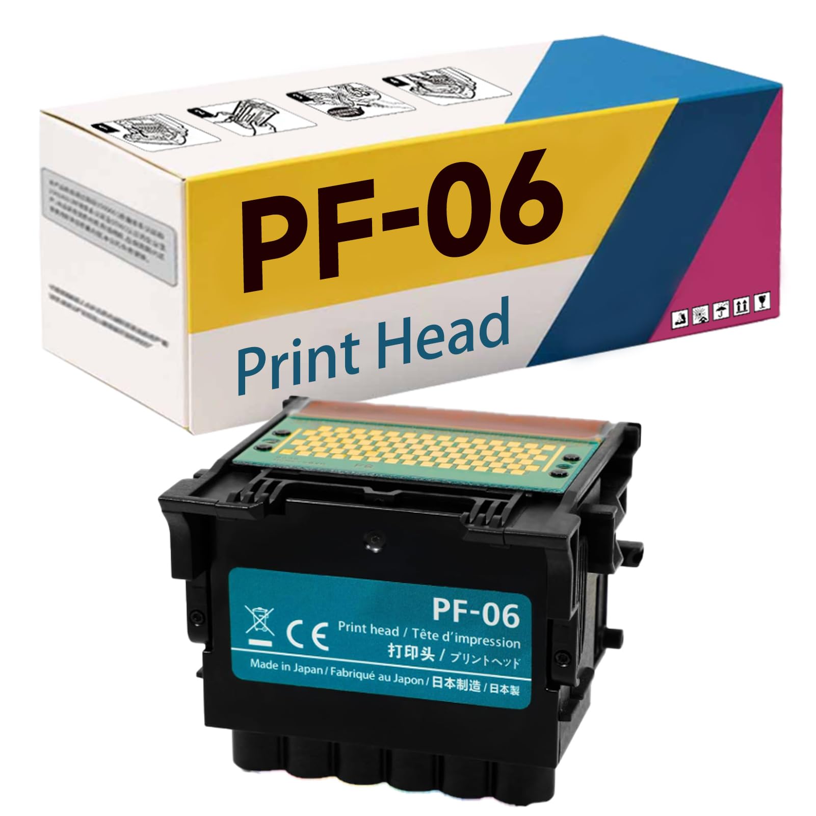 PF-06 PF06 Printhead Compatible for Canon TA-20 TA-30 TA-5200 TA-5300 TM-300 TM-305 TM-5200 TM-5205 TM-5300 TM-5305 TX-2000 TX-3000 TX-4000 Printers 1Pack