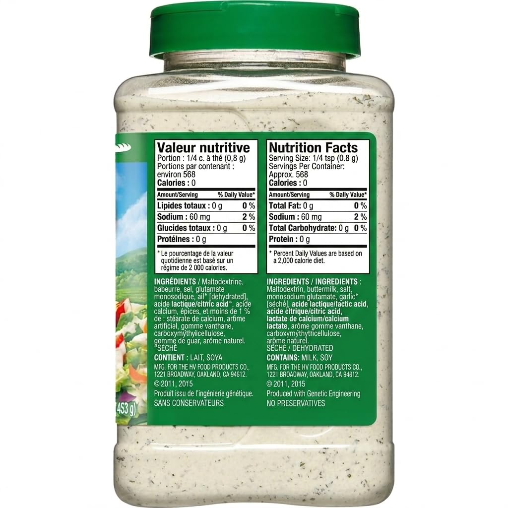 Hidden Valley Original Ranch Seasoning and Salad Dressing Mix, 16 Ounce