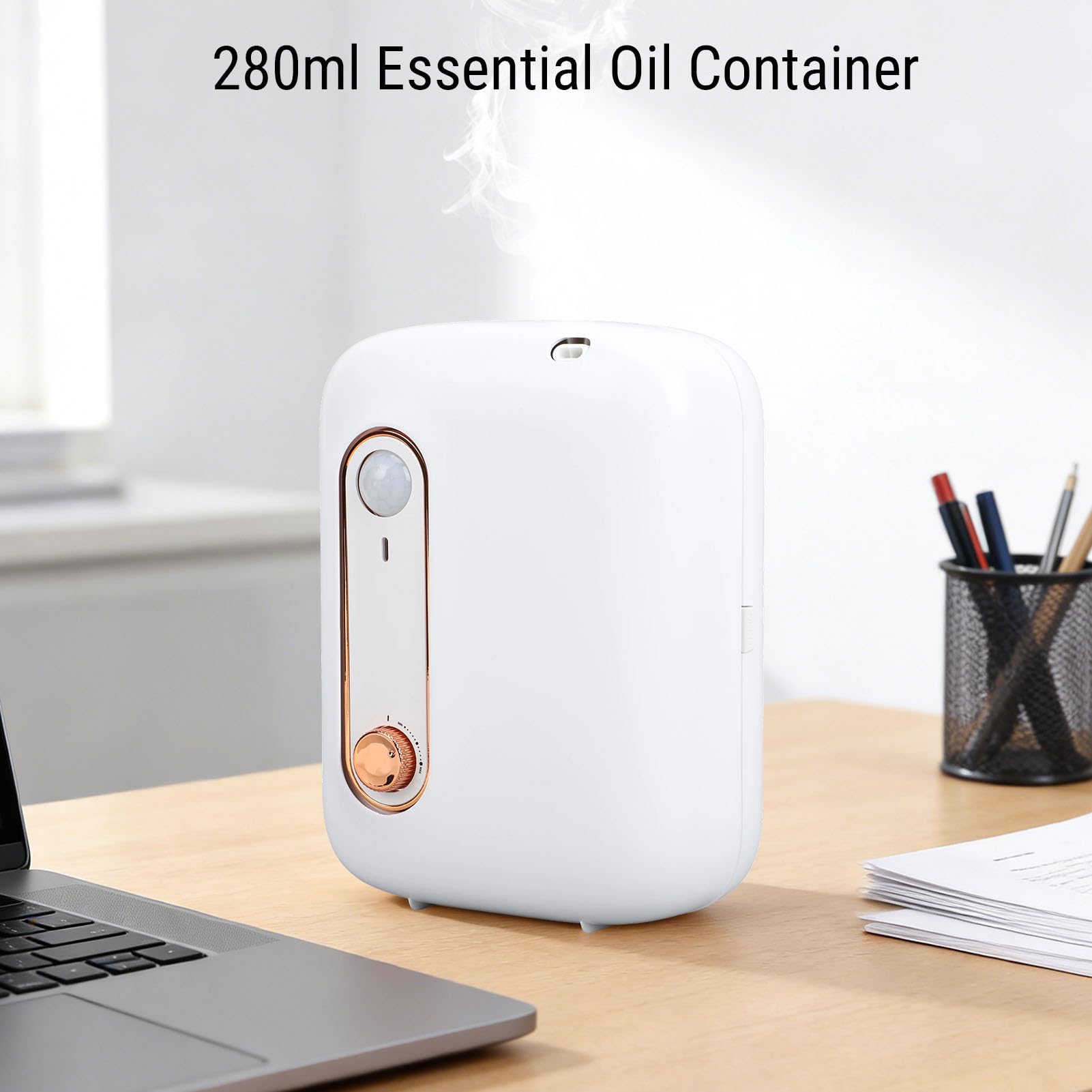 Socobeta Diffusore di Oli Essenziali con Rilevamento Intelligente, Design Elegante, APP Mobile, Controllato per Area 100㎡ di Uffici Domestici