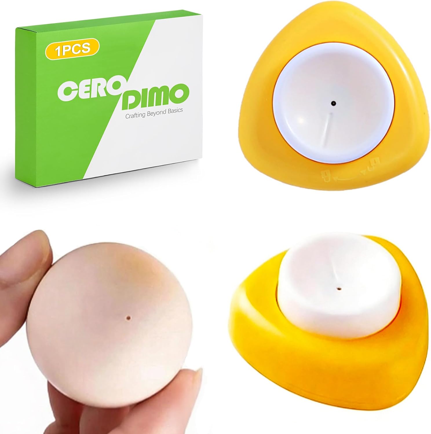Stainless Steel Egg Piercer Tool for Raw Eggs Easy Peel Egg Pricker with Retractable Pin Heavy Duty Egg Puncher Kitchen Gadget for Hard Boiled Eggs Cooking Prep Accessory