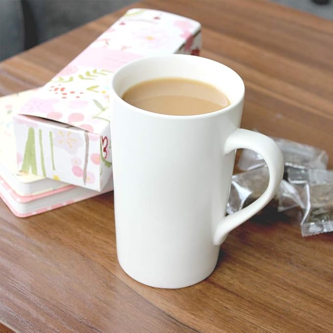 Pack de 2 Tazas de Cerámica Blanca 16 oz con Asa miniatura 4