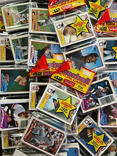 Over 200 Vintage Baseball Cards in Old Sealed Rack Packs - Perfect for New Collectors