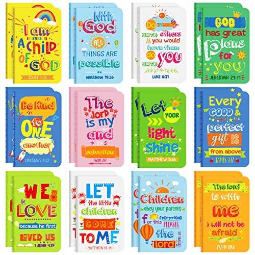 3. Bible Verse Notepads, 24 Packs