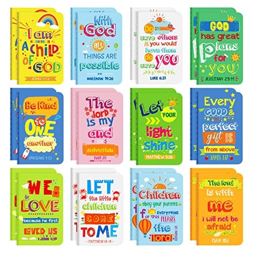 Gueevin 48 Pack Bible Verse Notepads
