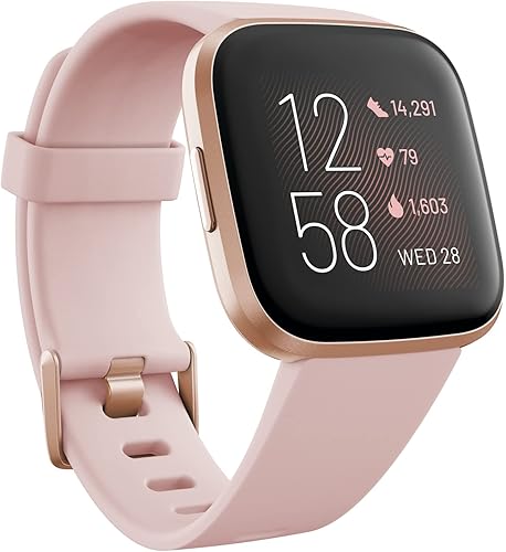 Fitbit Versa 2 Special Edition - Reloj inteligente de salud y aptitud física con frecuencia cardíaca música Alexa integrado seguimiento de sueño y