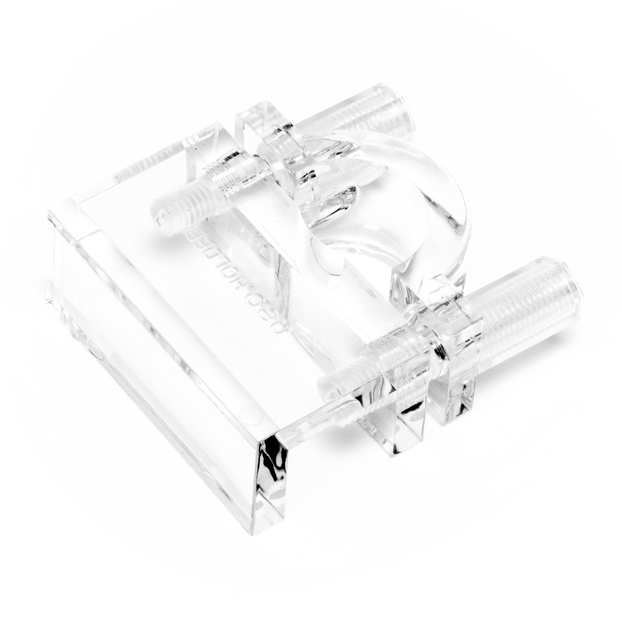 Aquario Neo Holder - Secure Mounting Accessory for Neo Flow Lily Pipes, Rimless Tank Clip, Durable PETG Material - Fits up to ~18mm (Slightly Less