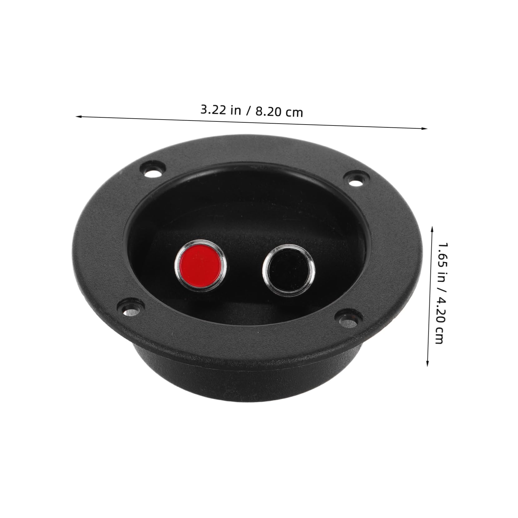 SEWOART Wide Vehicle Compatibility Subwoofer Box Plastic Metal Construction Speaker Wiring Easy-Install Terminal Connectors Terminal Box